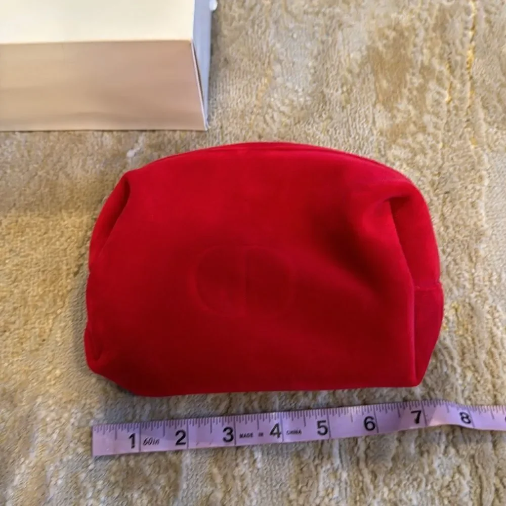 DIOR Bag Pouch Trousse Red NEW Limited Edition with box (box shows wear )